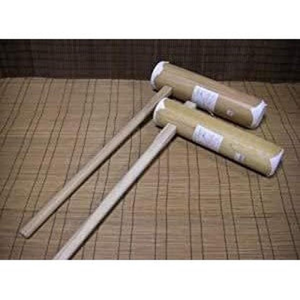 Set of Large and Medium Size Mochitsuki Kine Wooden Pestle