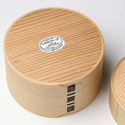 2-Stage Magewappa Bento Box Akita Cedar Wooden Lunch Box