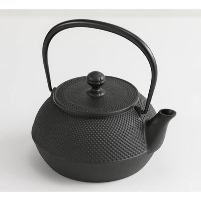 IWACHU 0.9L Tetsubin Cast Iron Kettle Round ARARE "Hailstone Pattern"