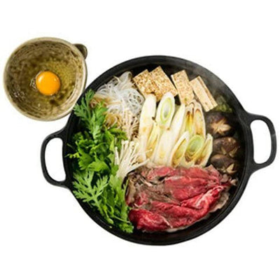OIGEN Cast Iron Pot w/Lid for Gyoza Sukiyaki Nambu Tekki 20cm 2ppl IH Japan