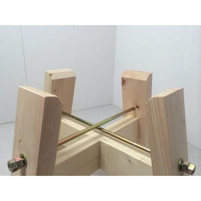 Wooden stand for 2-Sho Stone Mochitsuki Mortar