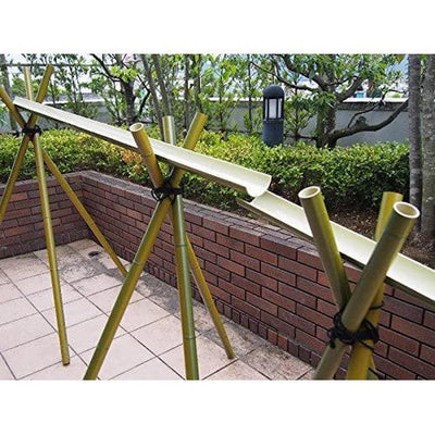 2x2m Artificial Bamboo Set for Nagashi Somen Flowing Noddle Soba w/stand