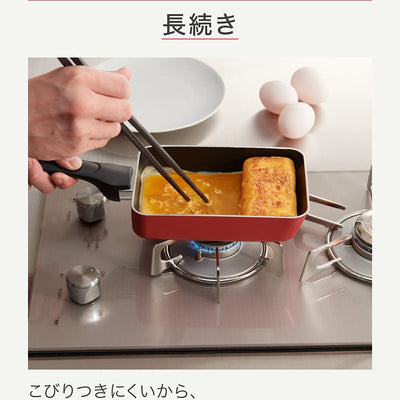 T-fal Tamagoyaki Pan 18 x12cm Frying Pan Red