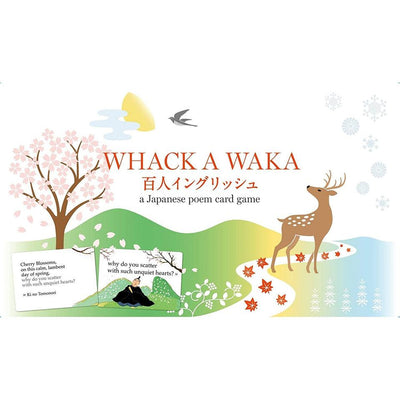 Hyakunin Isshu WHACK A WAKA Japanese Poem Card Game (English)