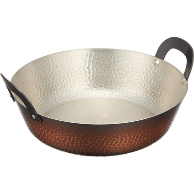 Pure Copper Tempura Nabe Gas/Induction Deep Frying Pot 21cm Small