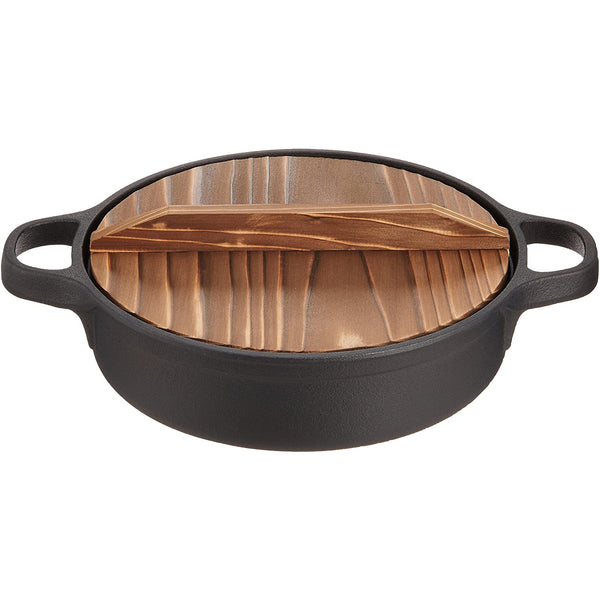 Iwachu Nambu Cast Iron Sukiyaki Pan with Handle - Globalkitchen Japan