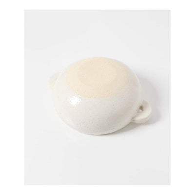 NAGATANIEN Multi-Purpose Donabe 2-3 People 23cm Clay Pot White