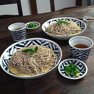 Mino Ware Ceramic Plate for Soba/Udon Edo Style