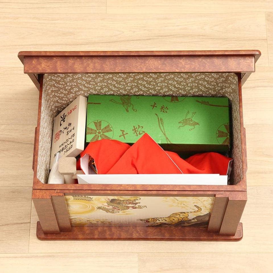 Kabuto Display Boys Ceremony Compact Wooden Box – Shoran Japan