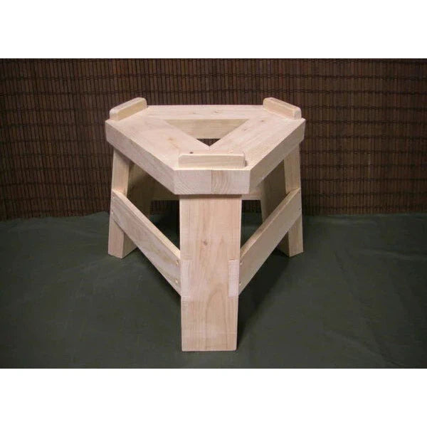 Wooden stand for 1-Sho Stone Mochitsuki Mortar