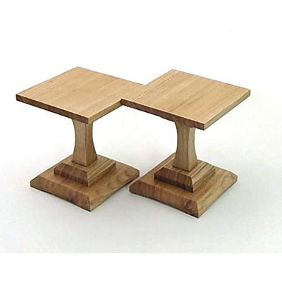 Formal Type Shogi Set Wooden Table w/Koma Stands
