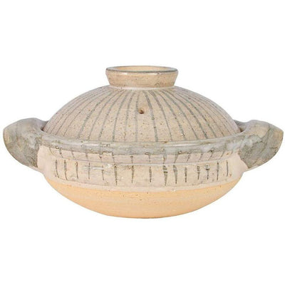 NAGATANIEN IGA Donabe Clay Pot Personal Size 20.5cm 1-2 People 