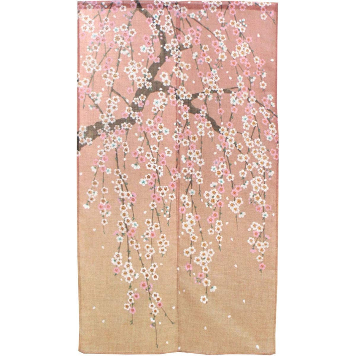 NOREN Japanese Doorway Curtain Cherry Blossoms Sakura 150 x 85cm