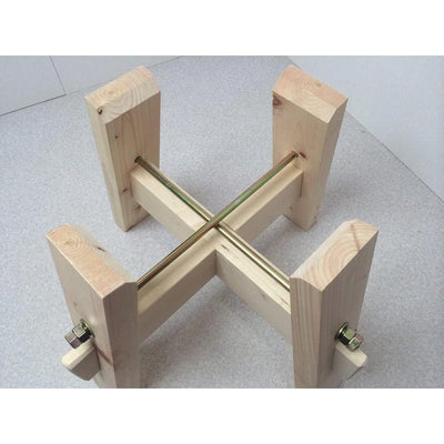 Wooden stand for 2-Sho Stone Mochitsuki Mortar 