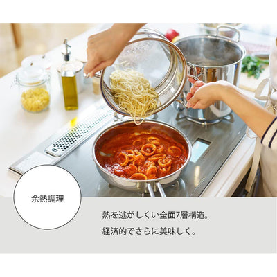 Miyazaki GEO Steamer Pot 25cm for Gas & Induction All Purpose