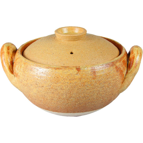 NAGATANIEN Miso Soup Donabe 3-4ppl Large Clay Pot Multi-Purpose