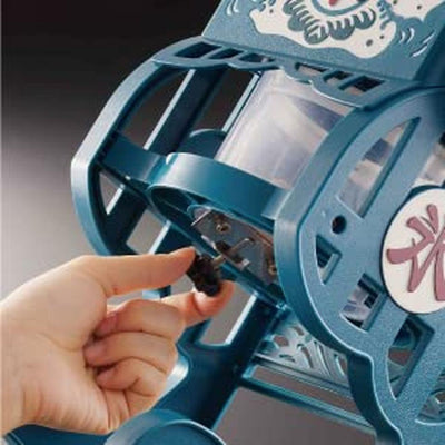 Doshisha IS-FY-20 Manual Shaved Ice Maker – Makes Fluffy Snow, Includes 2 Ice Cups & Recipe Book
